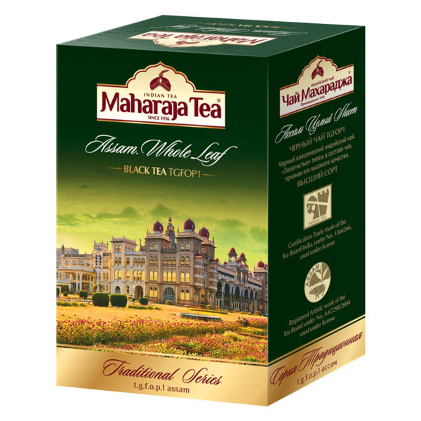 Чай чёрный листовой Maharaja Tea "Целый лист" 100г