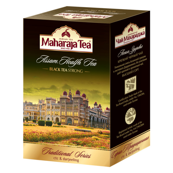 Чай чёрный листовой Maharaja Tea "Assam Здоровье" 250г