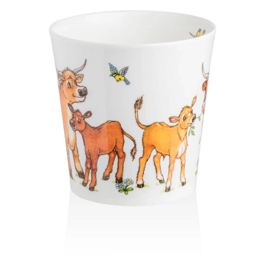 Кружка Dunoon Веселая семейка 480 мл, фарфор костяной