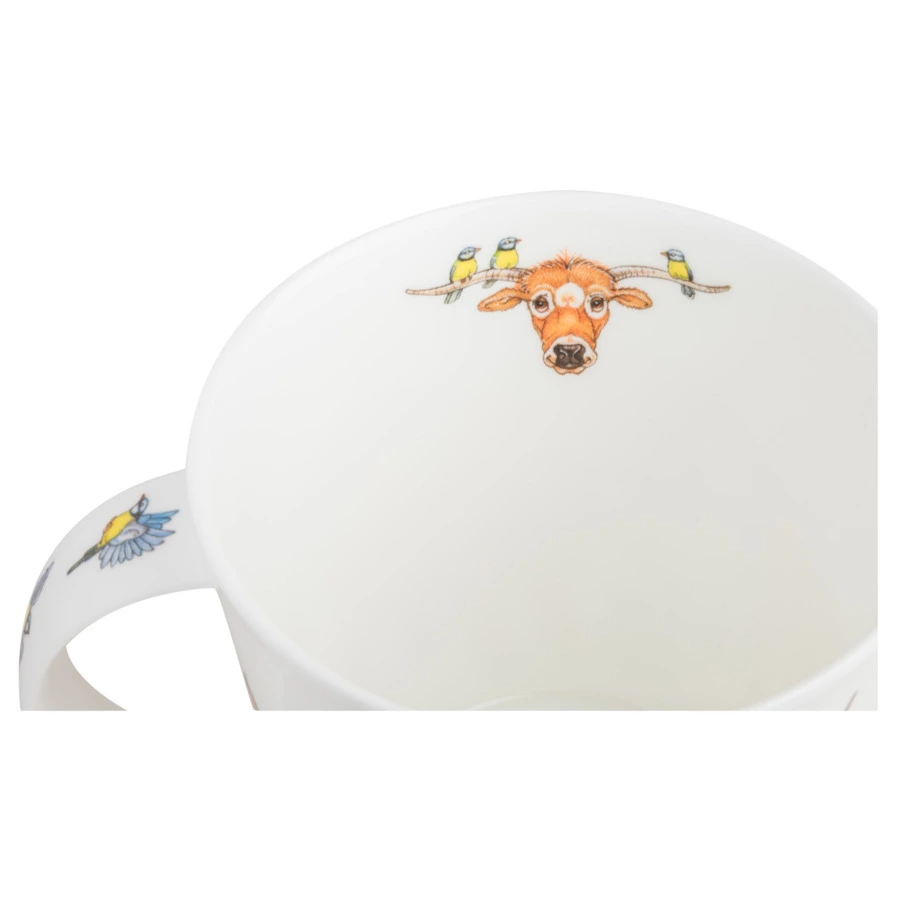 Кружка Dunoon Веселая семейка 480 мл, фарфор костяной