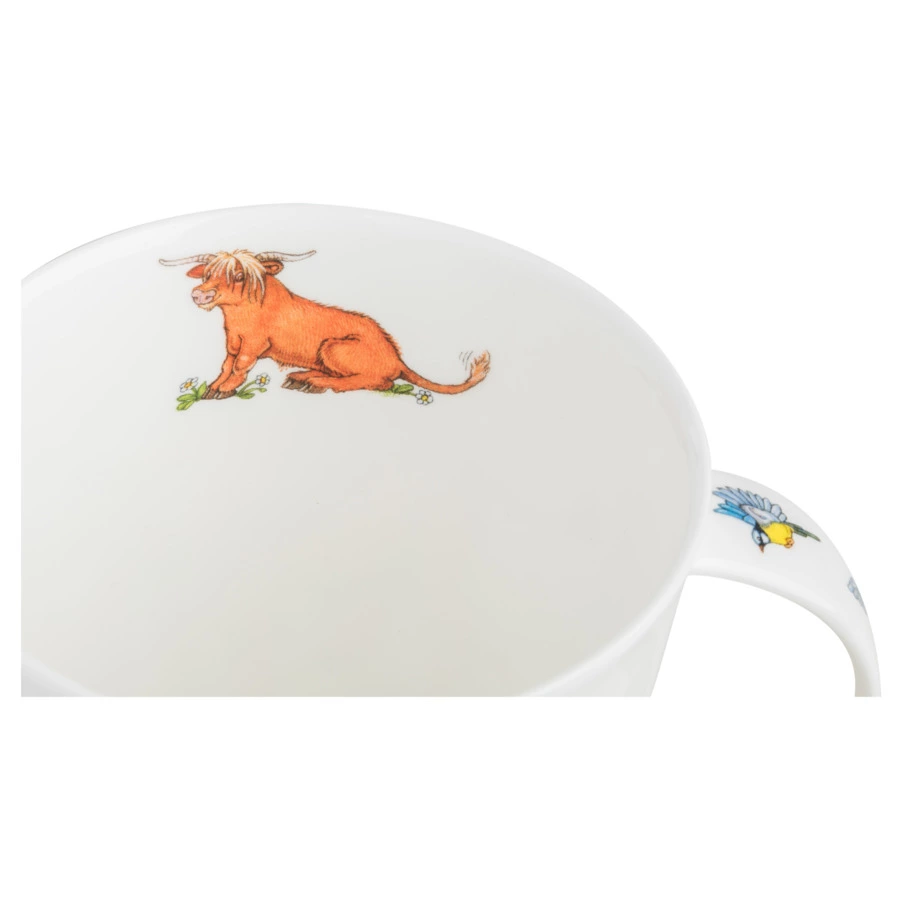 Кружка Dunoon Веселая семейка 480 мл, фарфор костяной