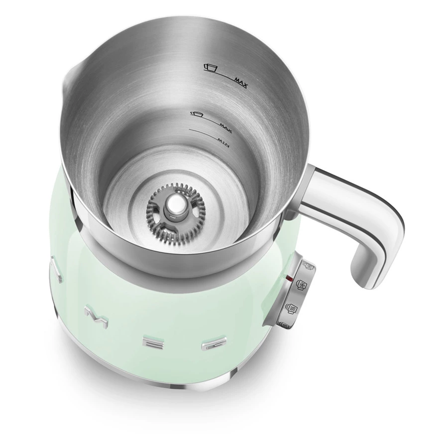 Вспениватель молока SMEG MFF01PGEU 500 Вт, до 250 мл пены, пастельный зеленый