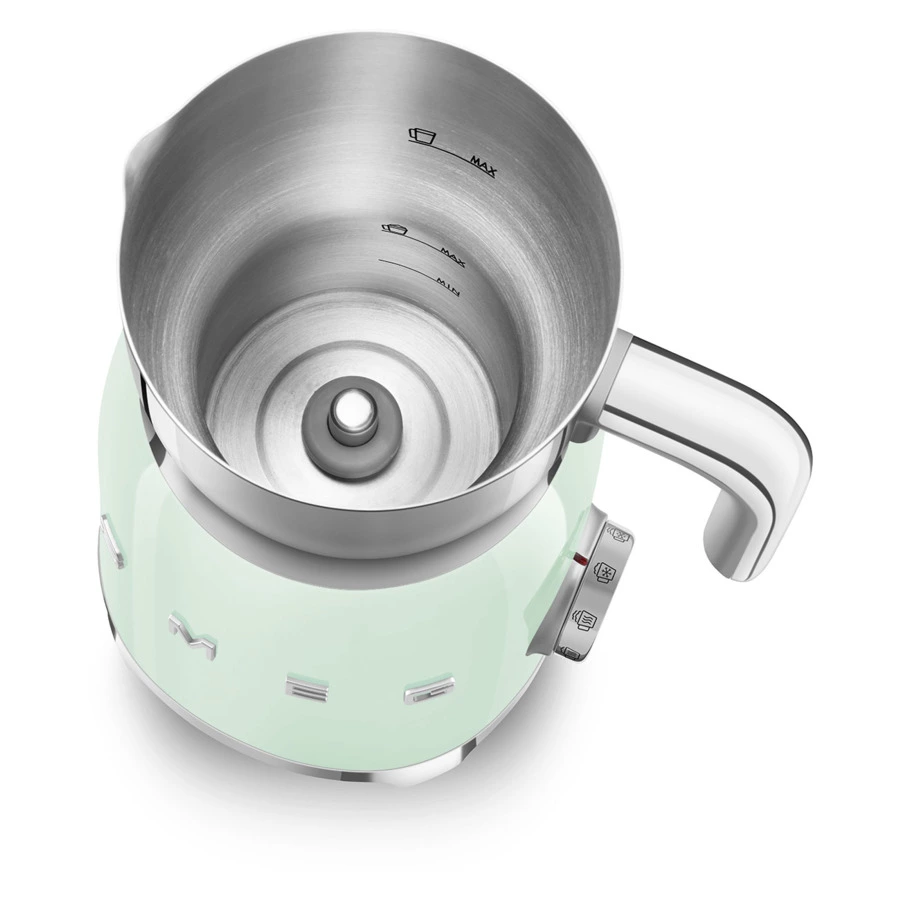 Вспениватель молока SMEG MFF01PGEU 500 Вт, до 250 мл пены, пастельный зеленый