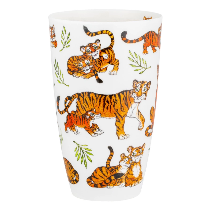 Кружка Dunoon Тигрята Хенли 600 мл, фарфор костяной