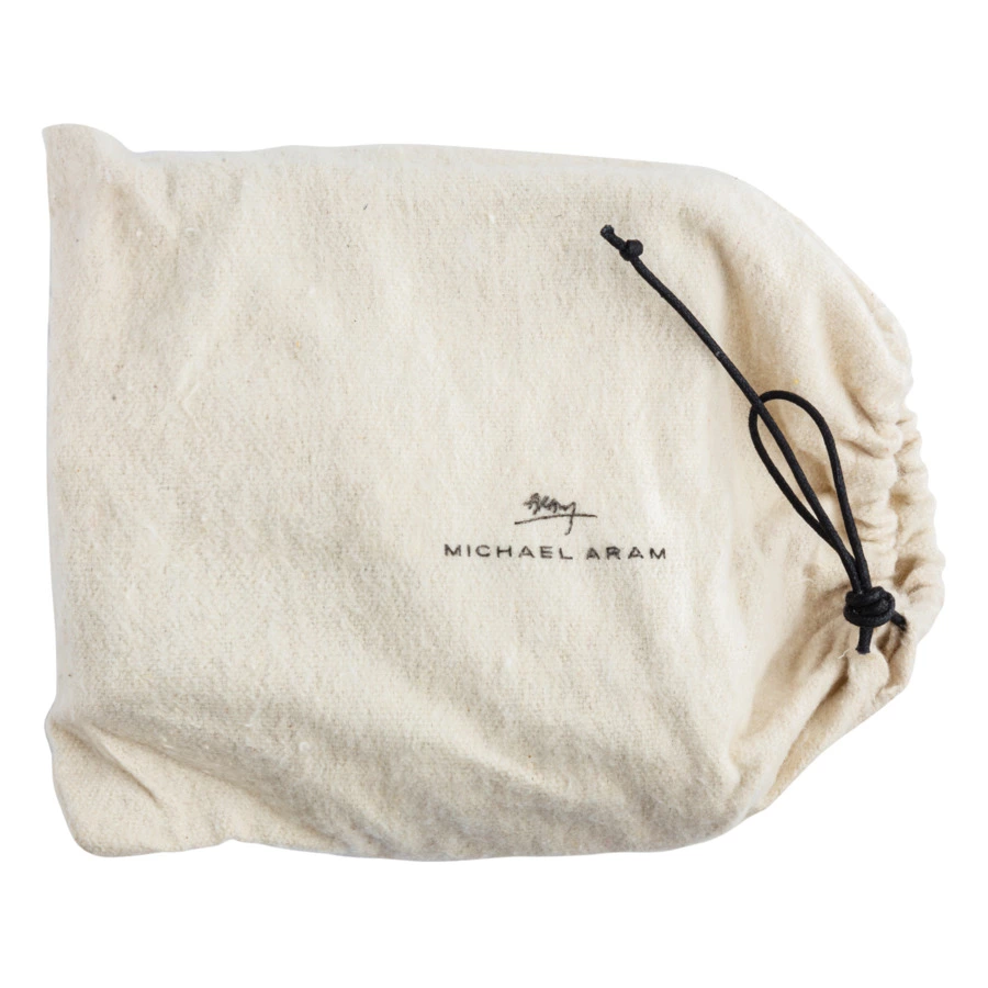 Салфетница Michael Aram Плющ и дуб 13см, сталь нержавеющая, серебристо-золотистая