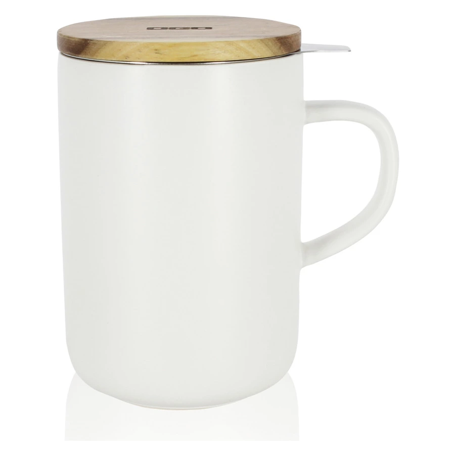 Кружка с ситечком OGO Juliet 475мл, белая