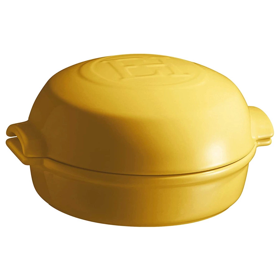 Форма для запекания индивидуальная с крышкой Emile Henry 19,5х17,5х4,5 см, прованс, керамика, п/к