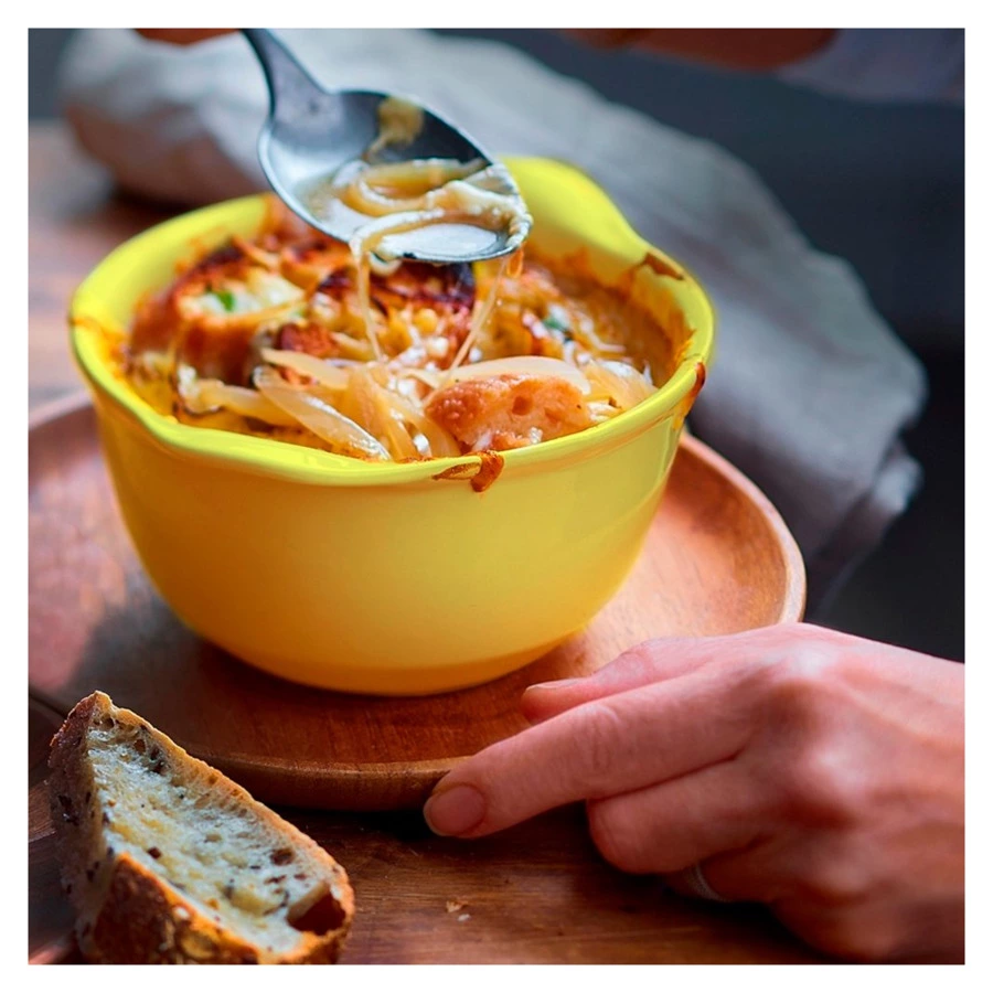 Набор пиал для запекания Emile Henry Gratin, 640 мл, 16,7х14х8 см, 4 шт, прованс, керамика жаропрочн