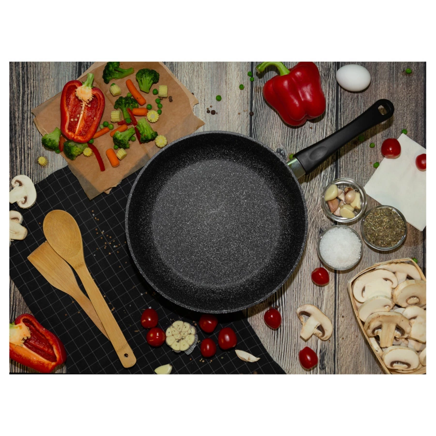 Сковорода TPT Coating "Granit" d28см h7см