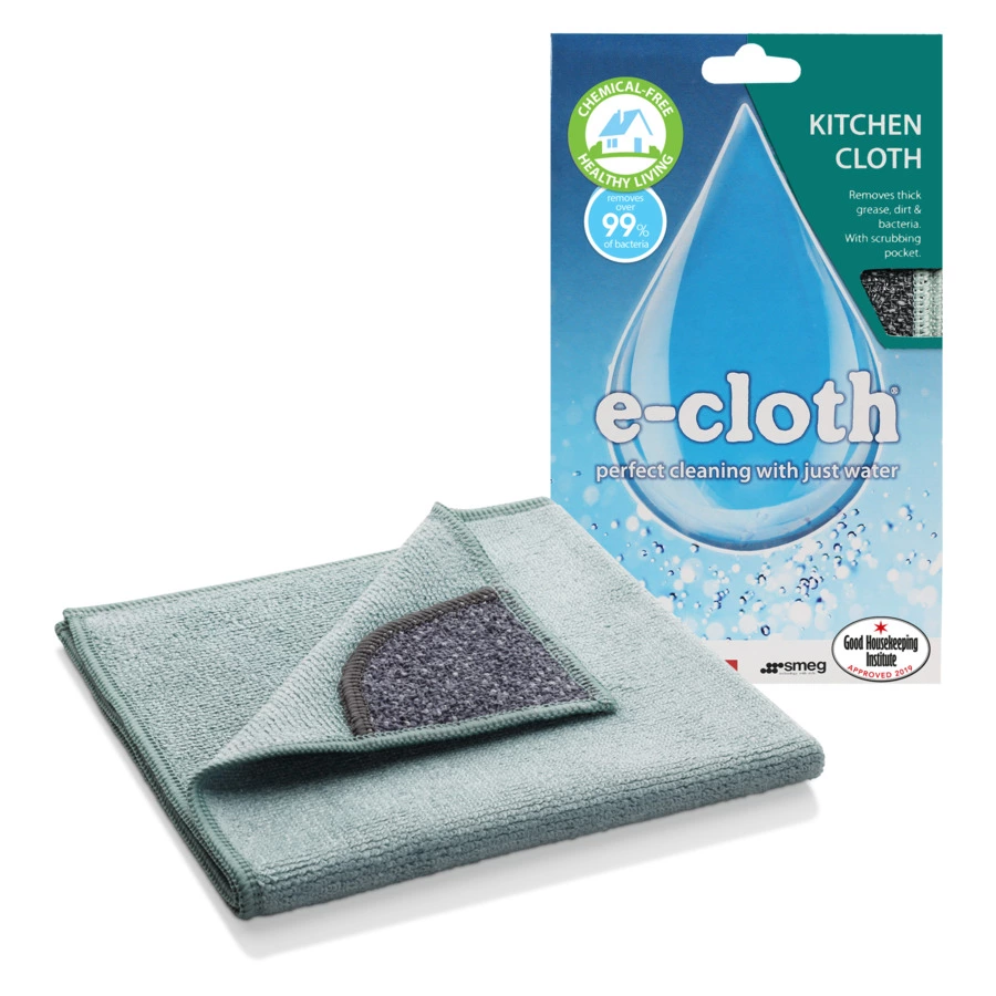 Салфетка универсальная с абразивным уголком E-Сloth, 32х32см