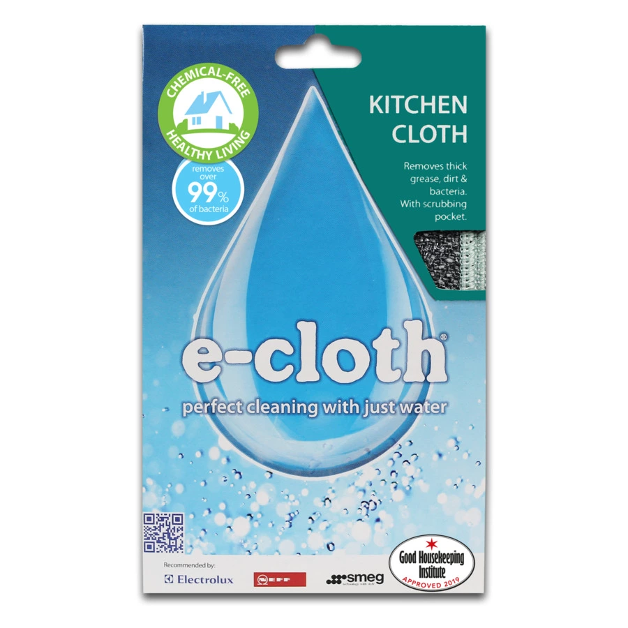 Салфетка универсальная с абразивным уголком E-Сloth, 32х32см