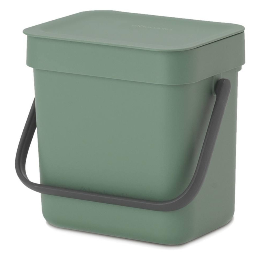 Ведро для мусора встраиваемое Brabantia Sort&Go 3л, пластик, темно-зеленый