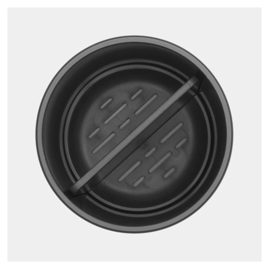 Стакан для зубных щеток Brabantia ReNew, черный, пластик