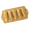 Форма для выпечки 6 кексов 3D Nordic Ware Кукуруза 500мл, 36х18см, литой алюминий, золотая