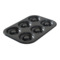 Форма для выпечки 6 пончиков Nordic Ware 31х22см, антипригарная, сталь, черная
