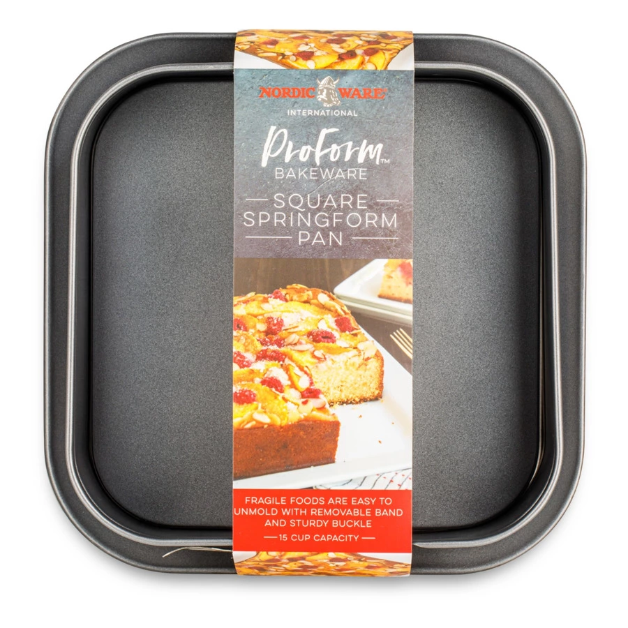 Форма для выпечки разъемная Nordic Ware 24х24хh8 см, антипригарная, сталь