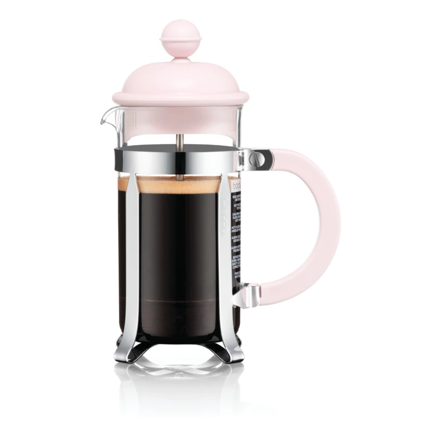 Кофейник френч-пресс Bodum "Caffettiera" 350мл (клубничный)