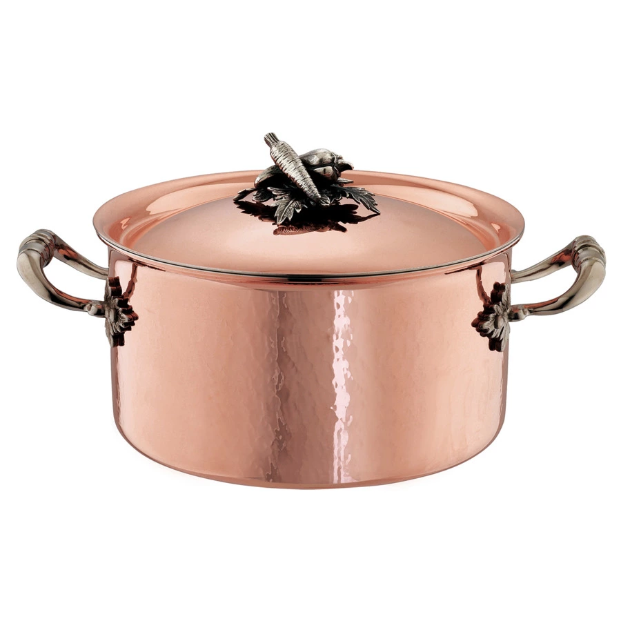 Кастрюля с крышкой Ruffoni Opus Cupra 1,5 л, d16 см, медь