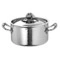 Кастрюля с крышкой Ruffoni Opus Prima 3,5л, d20см, h11см (сталь, с посеребрением в декоре)