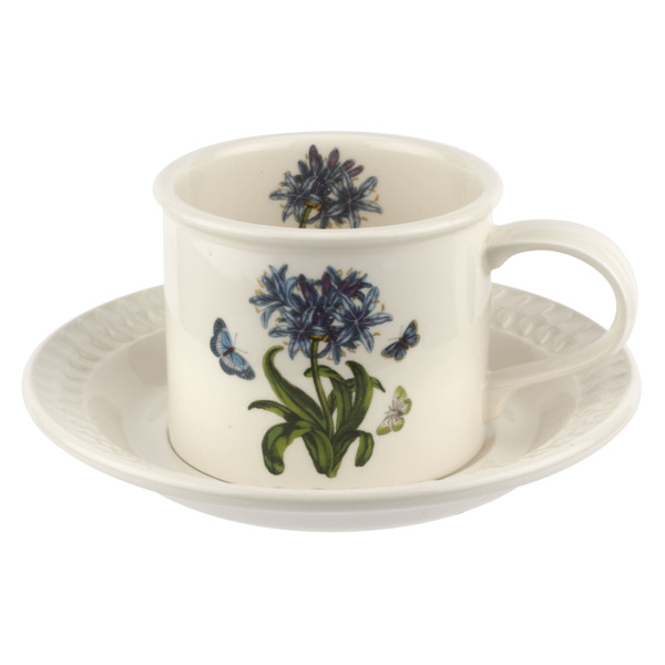 Чашка чайная с блюдцем Portmeirion Ботанический сад Рельеф Лилия 260 мл