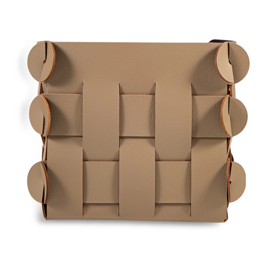 Корзинка квадратная ADJ Shlesser 13см, капучино