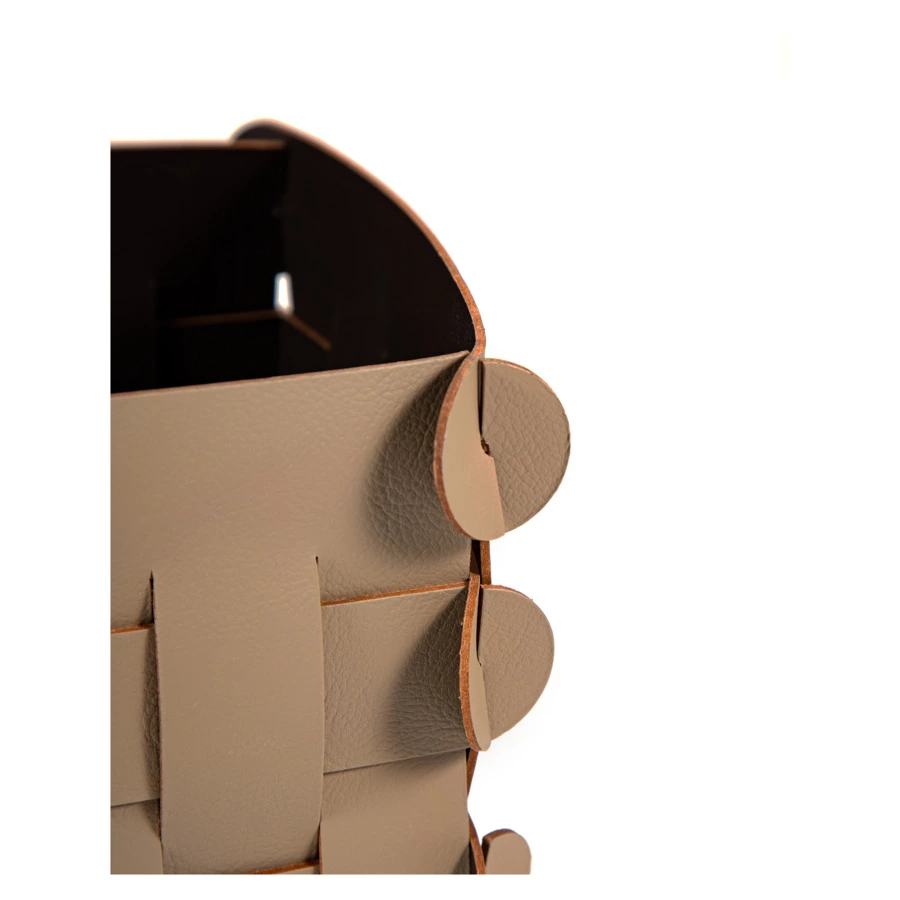 Корзинка квадратная ADJ Shlesser 13см, капучино