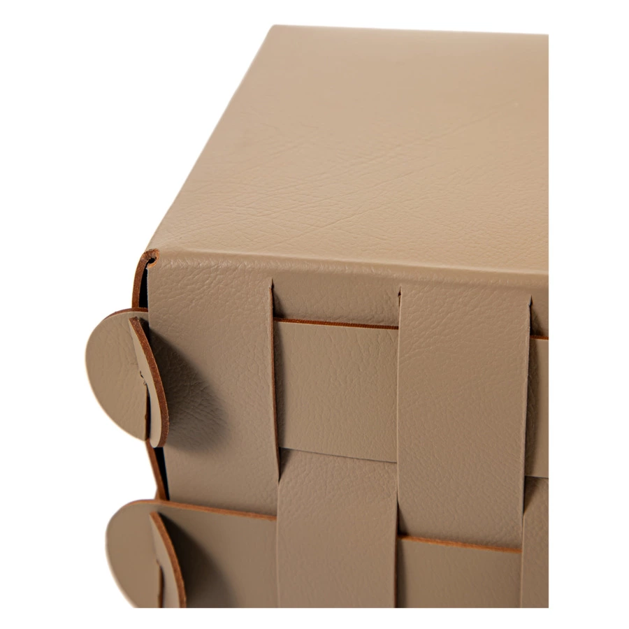 Корзинка квадратная ADJ Shlesser 13см, капучино