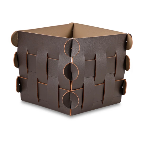 Корзинка квадратная ADJ Shlesser 13см, шоколад