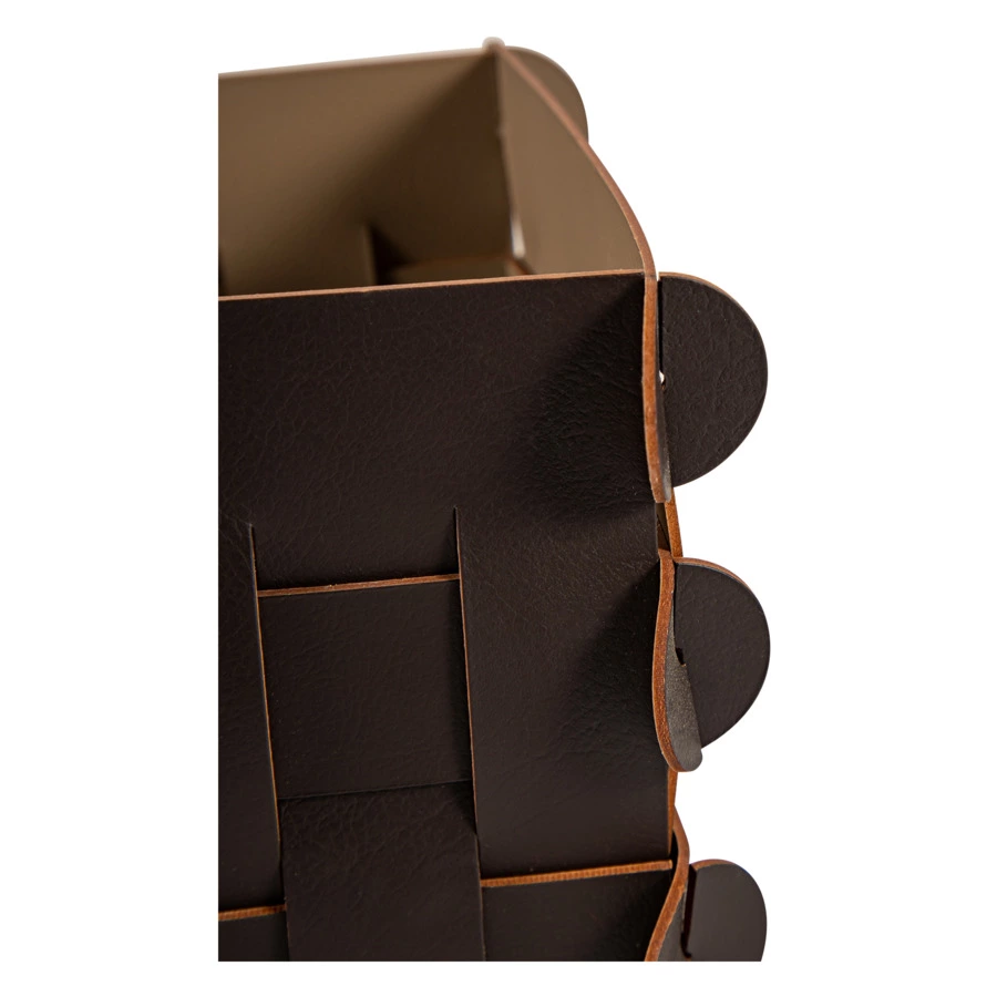 Корзинка квадратная ADJ Shlesser 13см, шоколад