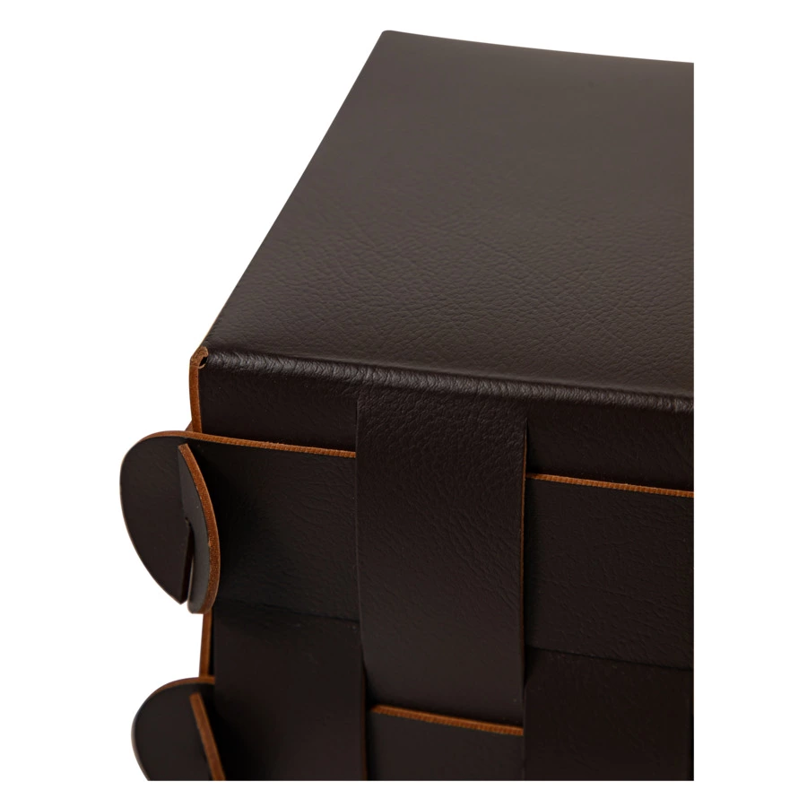 Корзинка квадратная ADJ Shlesser 13см, шоколад