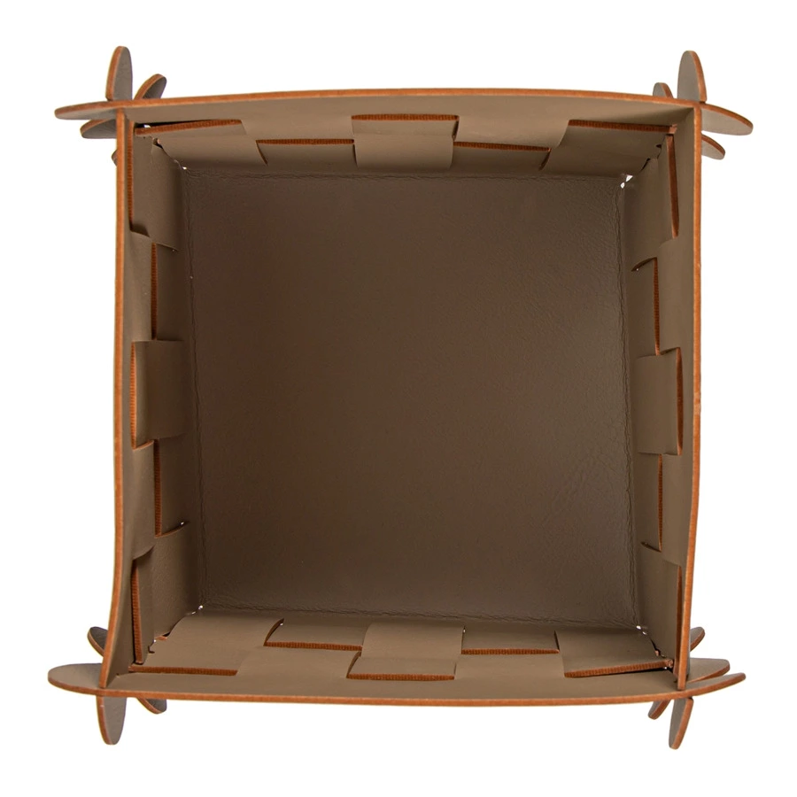 Корзинка квадратная ADJ Shlesser 13см, шоколад