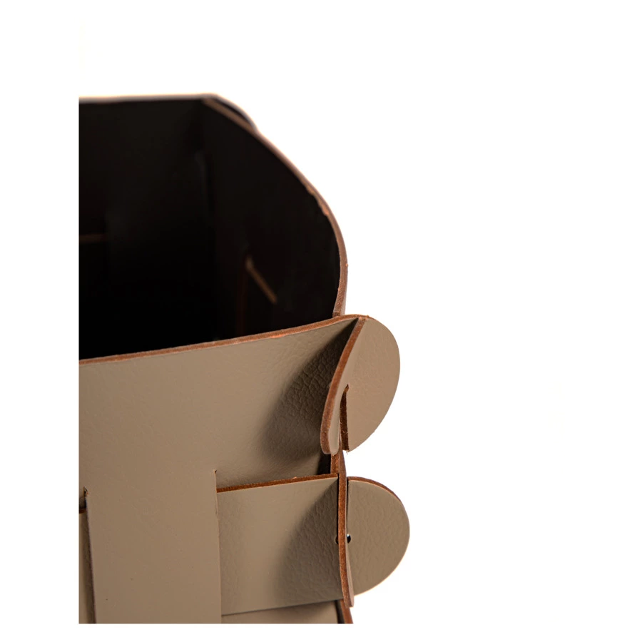 Корзинка квадратная ADJ Shlesser 13x13x17, капучино