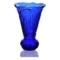 Ваза для цветов ГХЗ Мелиса 18 см, хрусталь, васильковый