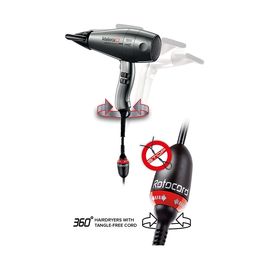 Фен профессиональный Valera Swiss Silent Jet 8600 Ionic Rotocord