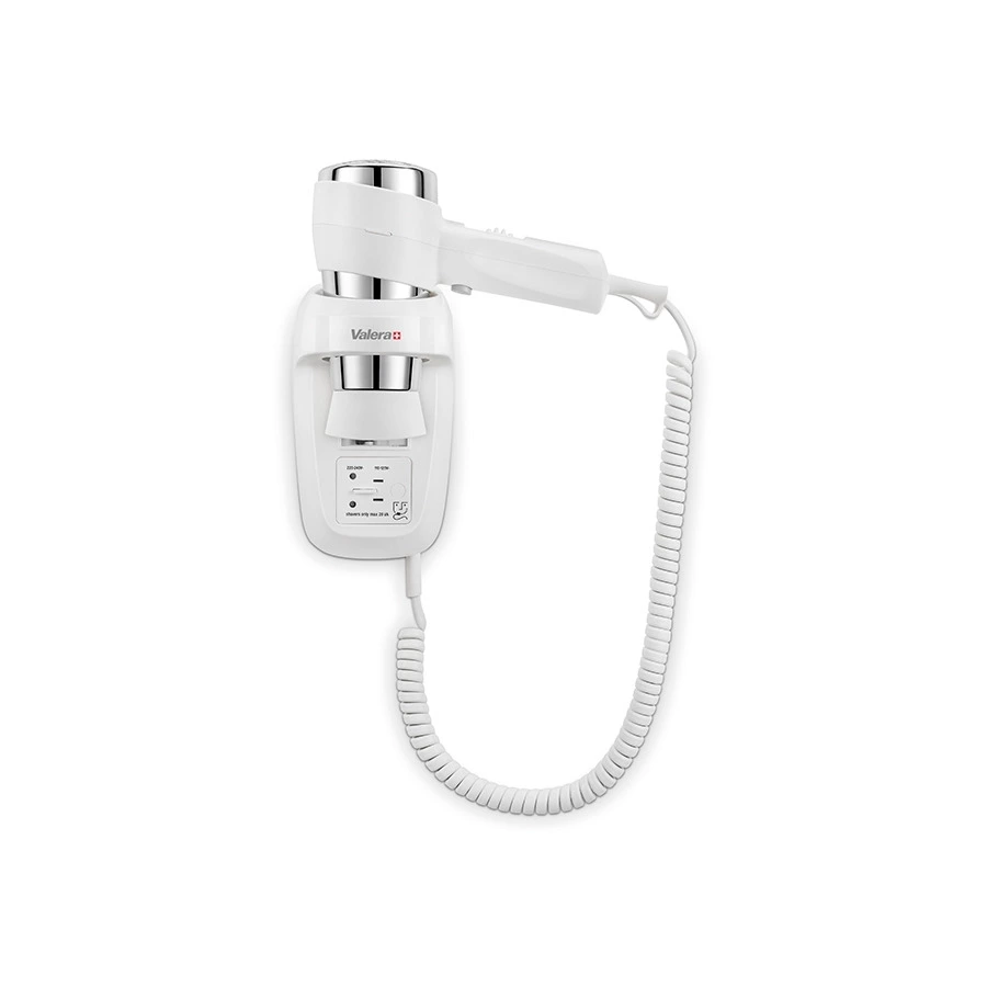 Фен настенный Valera Hospitality Action Protect 1600 Shaver White