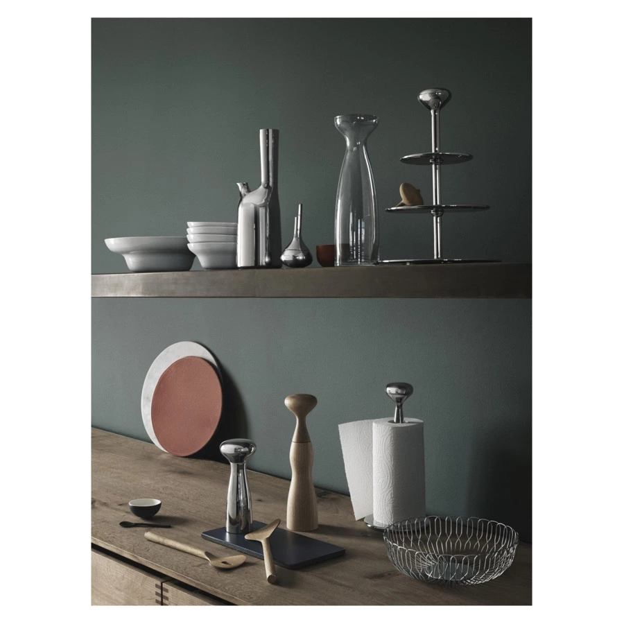 Фруктовница трехъярусная Georg Jensen Альфредо 30 см