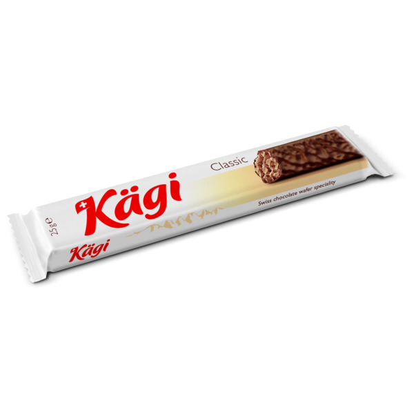 Вафельный батончик Kaegi "Classic" в молочном шоколаде, 25г