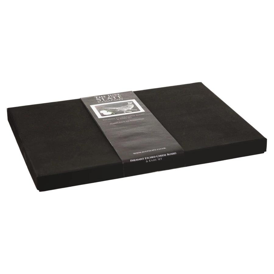 Набор сервировочная доска с ножом The Just Slate Company Фазан 35x25 см