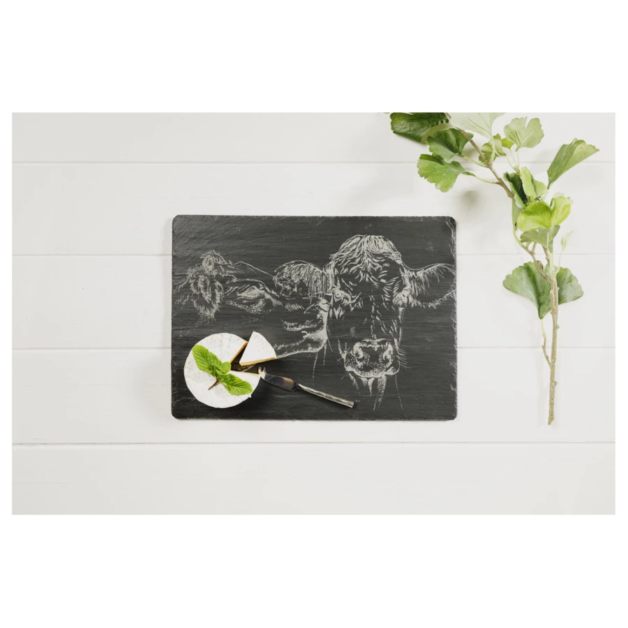 Доска сервировочная The Just Slate Company Поцелуй 35x25 cм