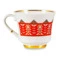 Чашка чайная с блюдцем ИФЗ Банкетная Русский стиль  Рушник, фарфор твердый