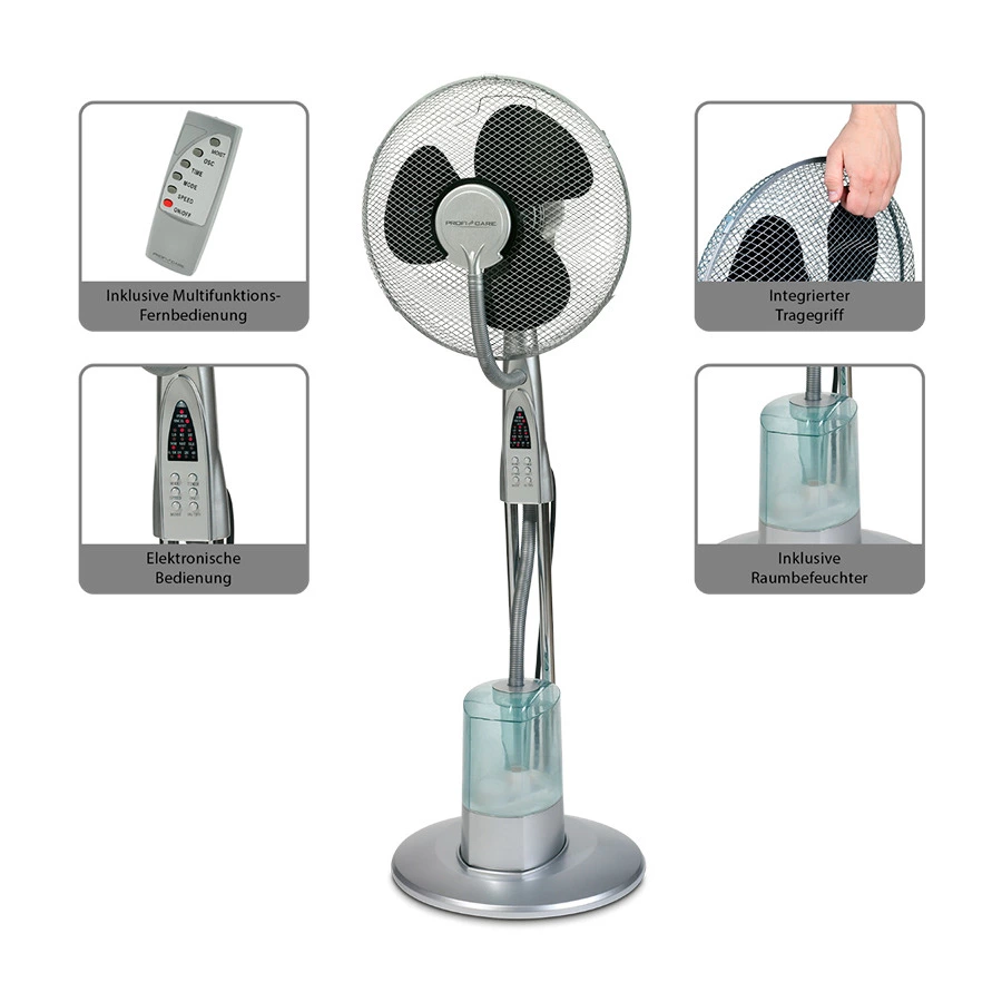 Вентилятор Profi Care PC-VL 3069 LB, 40см ДУ/пар