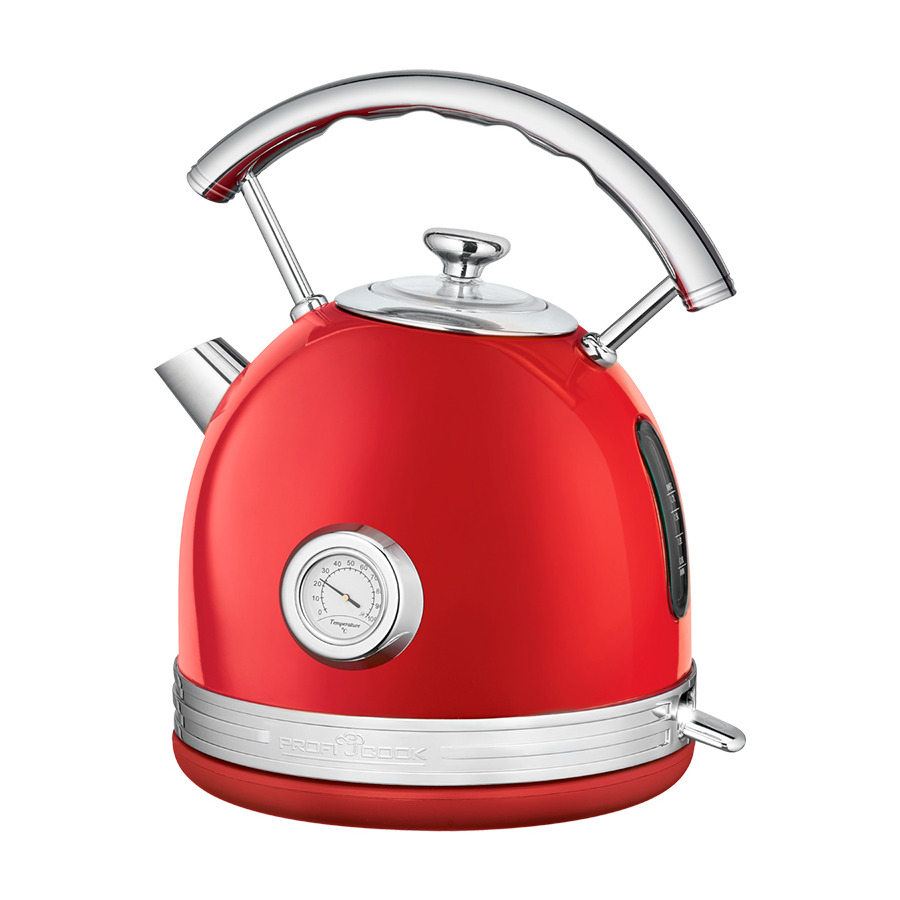 Чайник Profi Cook PC-WKS 1192, красный чайник profi cook pc wks 1192 красный
