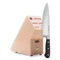 Нож профессиональный Шеф WUESTHOF Classic 20см, в подарок подставка для ножей, светлый бук