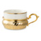 Набор чайный GAMMA Stradivari 3 предмета (чашка 0,15л, блюдце, ложка), отделка под золото, п/к