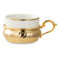 Набор чайный GAMMA Stradivari 6 предметов (2 чашки 0,15л, 2 блюдца, 2 ложки), отделка под золото,