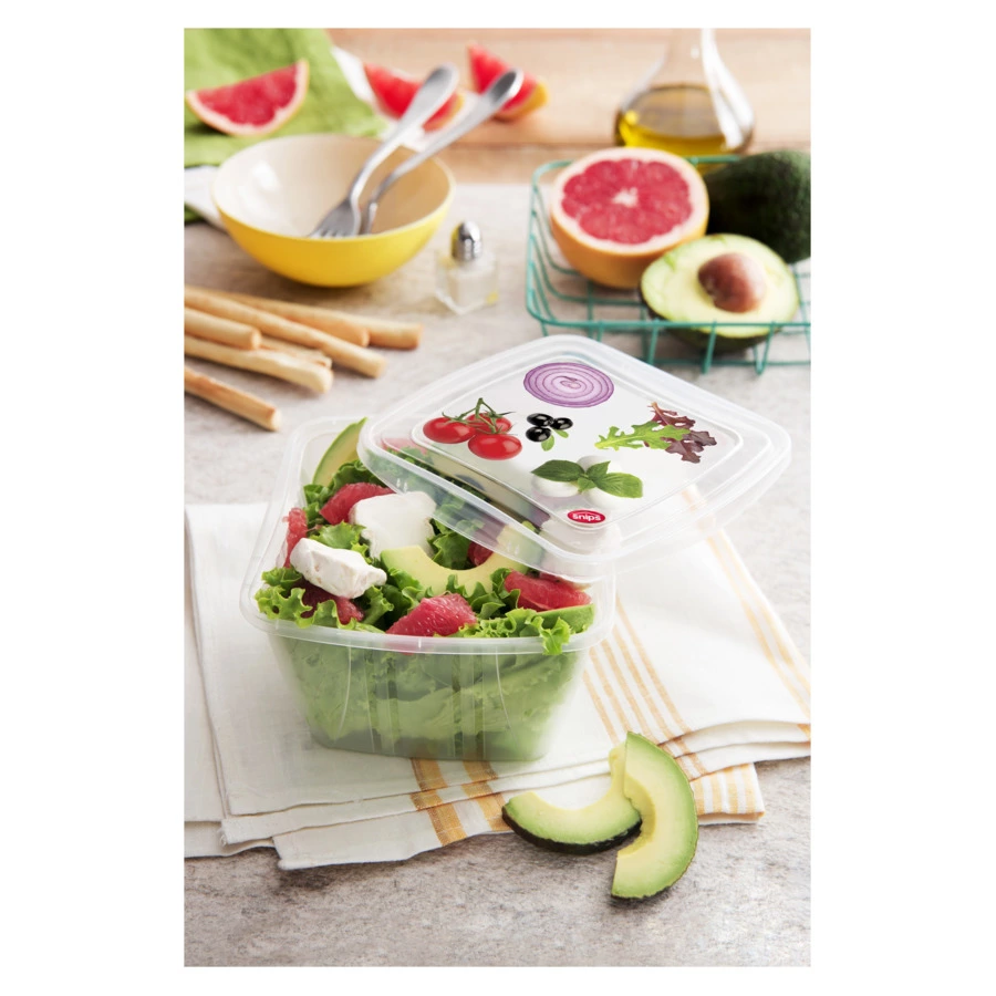 Набор контейнеров для сохранения свежести SNIPS Fresh 1 л, для СВЧ и заморозки, 3 шт, пластик