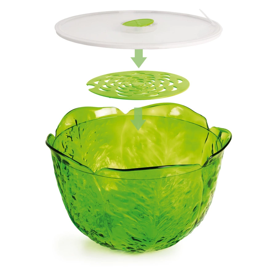 Миска для салата с крышкой SNIPS 4 л, пластик