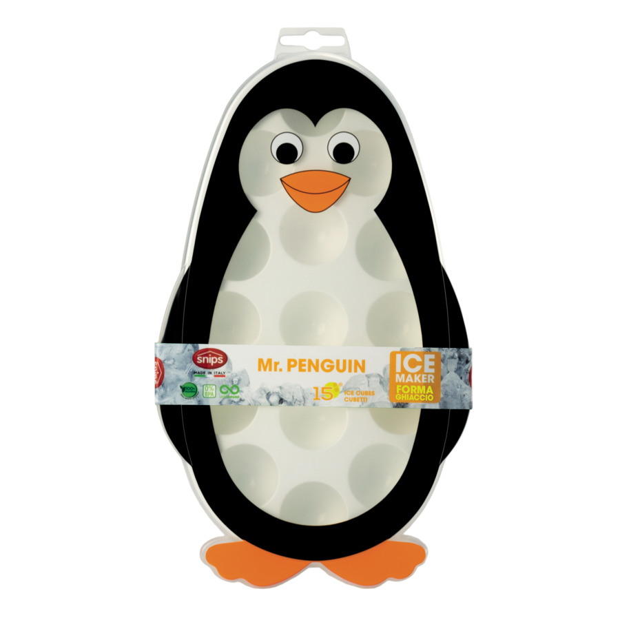 Форма для льда с крышкой SNIPS Mr.Penguin на 15 кусочков, пластик