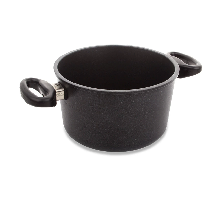 Кастрюля антипригарная AMT Frying Pans 3 л, алюминий, черная