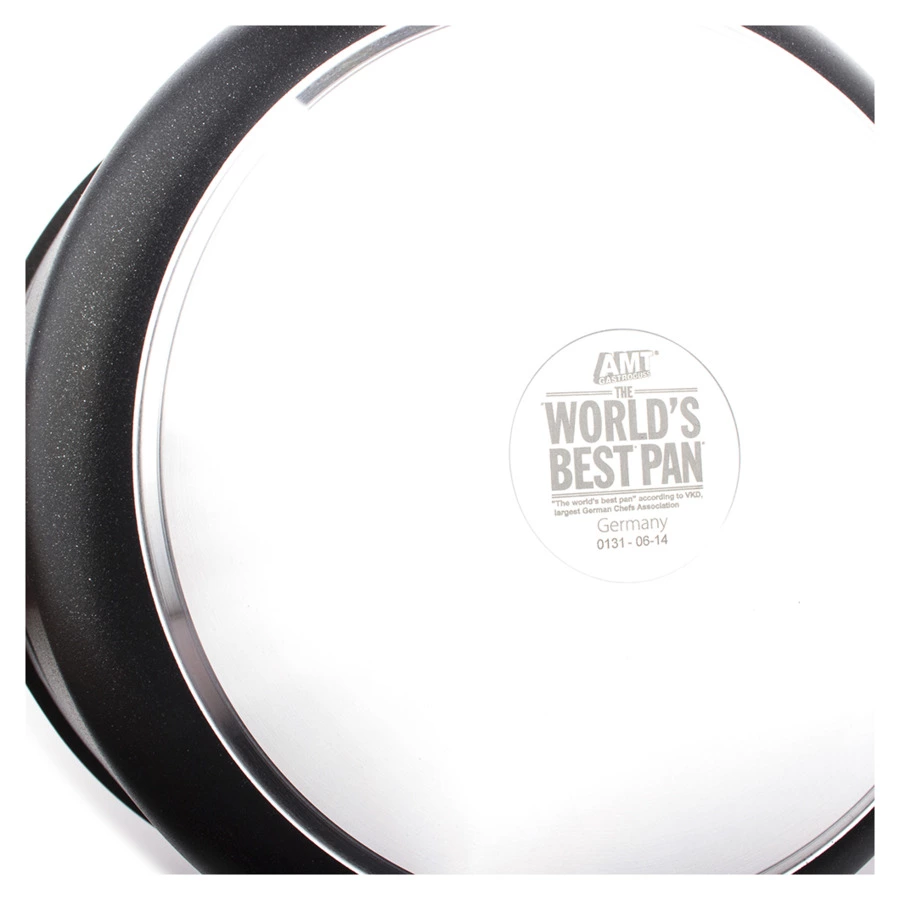 Кастрюля антипригарная AMT Frying Pans 3 л, алюминий, черная